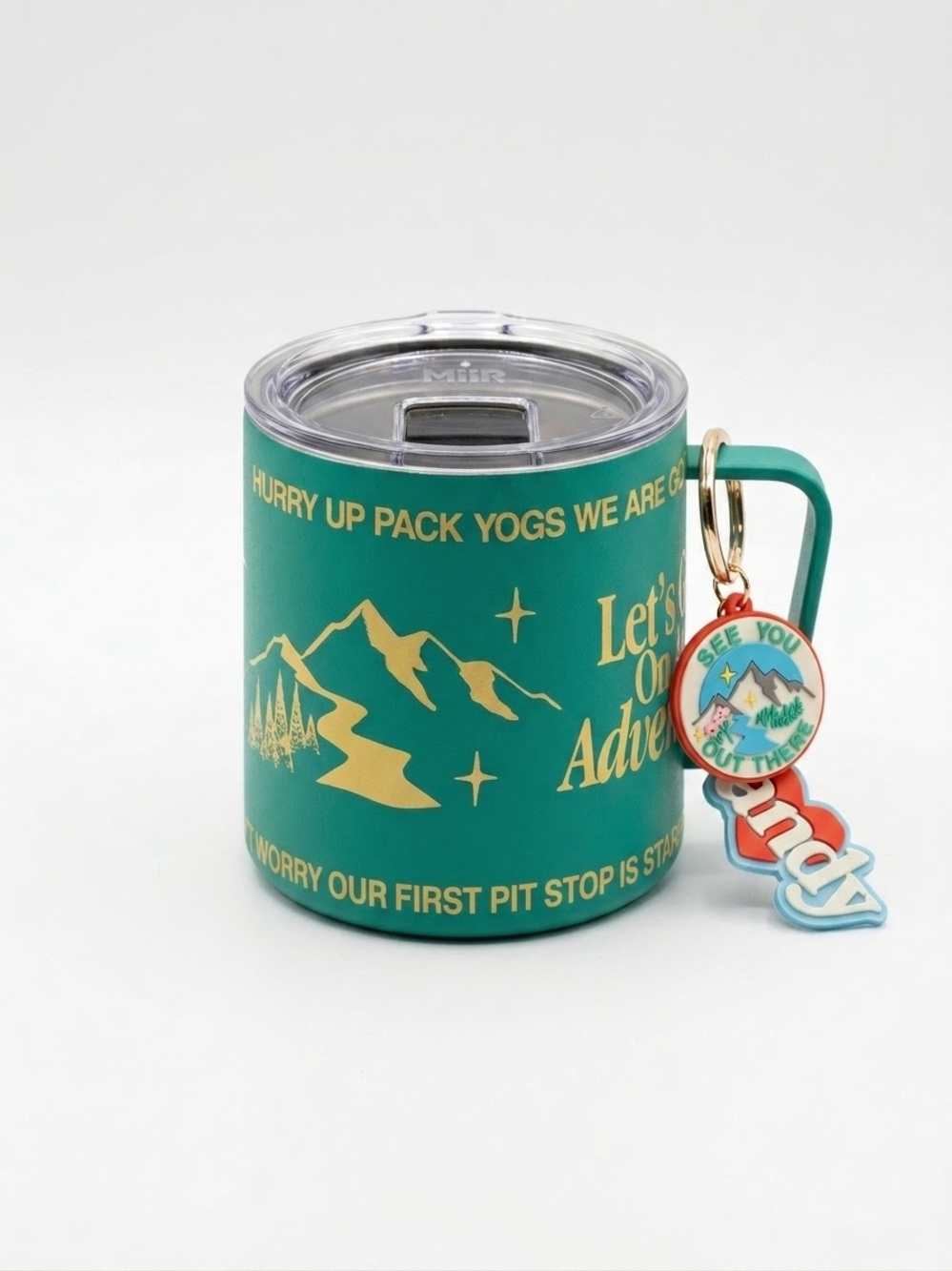 NWT Starbucks x Dandy Worldwide 12oz Green MiiR Camp Mug Tumbler Charms